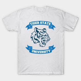 Tiger State University Campus and College T-Shirt